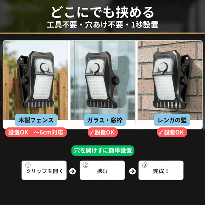 SolarClip｜挟むだけで、家中が安心に。