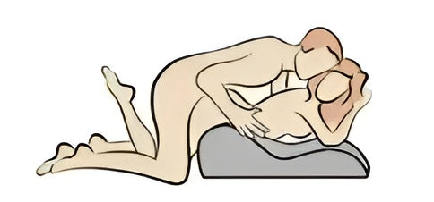 YURA ピローを使った向かい合う姿勢